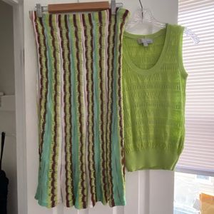 Early 2000s Missoni (made in Italy) skirt/top set